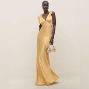 NWT Reformation Pernille Silk Dress